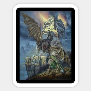 Eowyn Faces the Witchking Sticker